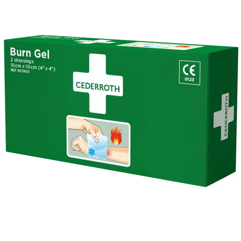 Cederroth 901900 brandwondenkompres gel 10x10 cm