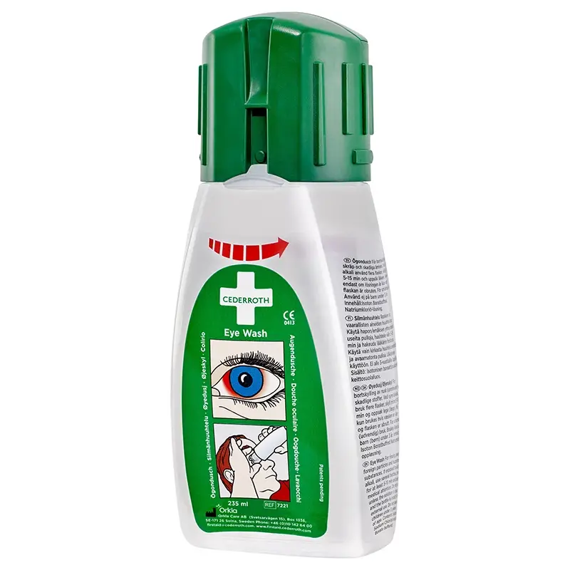 Cederroth 7221 oogdouche in zakmodel spoelfles steriel 235 ml