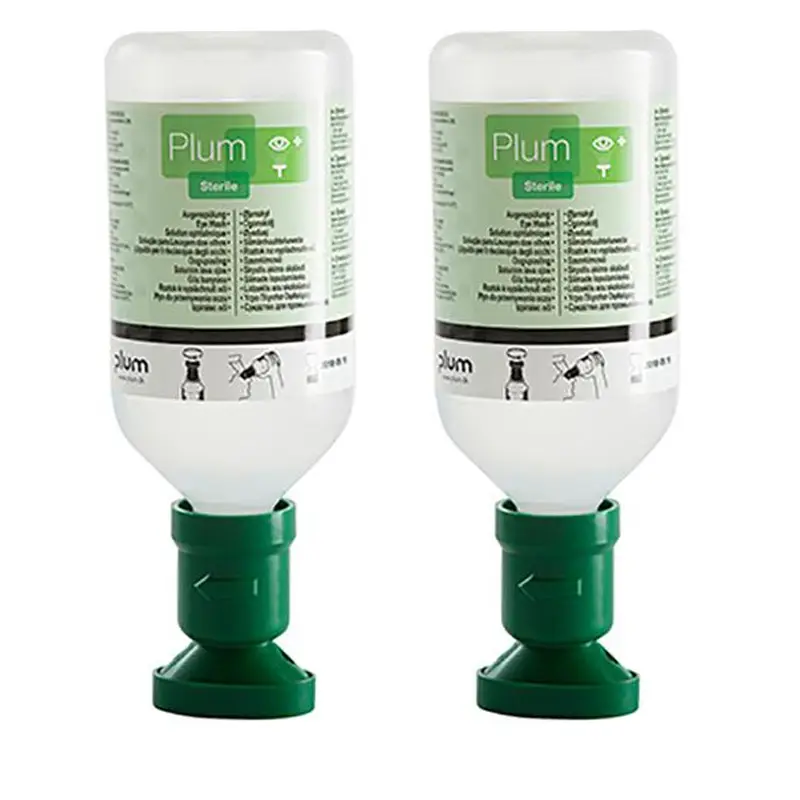 Plum 4650 oogspoelstation Box sodium chloride steriel 2x500 ml
