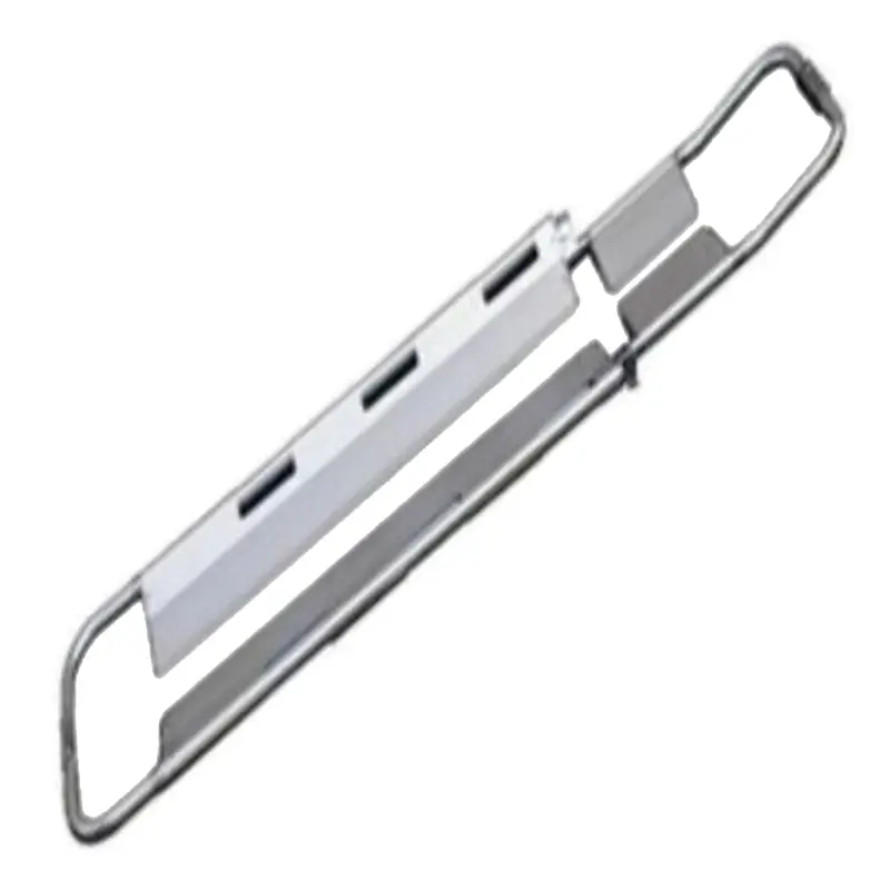 Schepbrancard aluminium met brancardriemen 200x43x7 cm