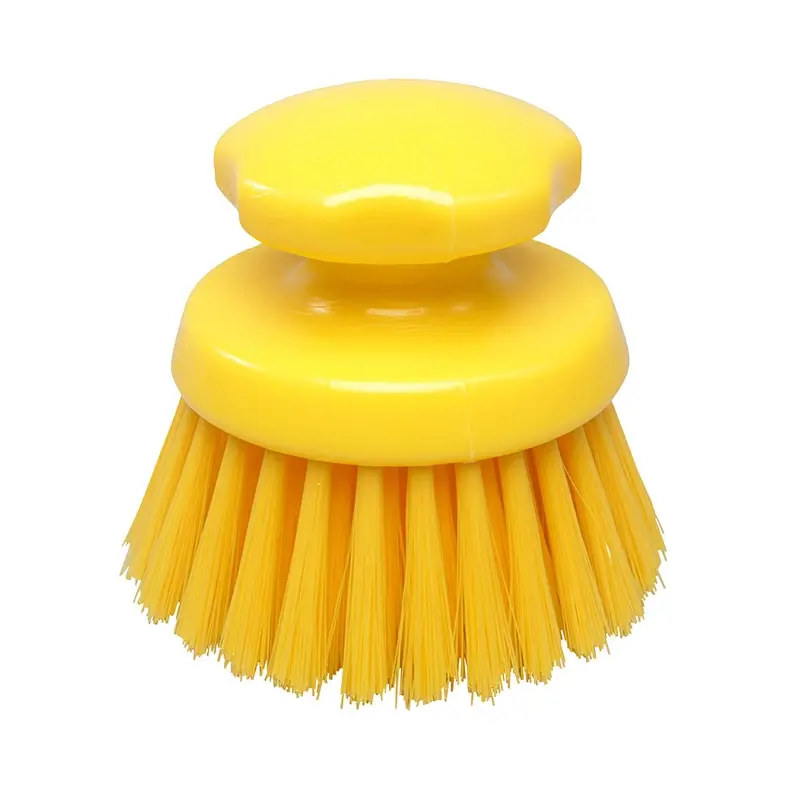 Werkborstel rond medium FBK 54134-4 ø125 mm geel