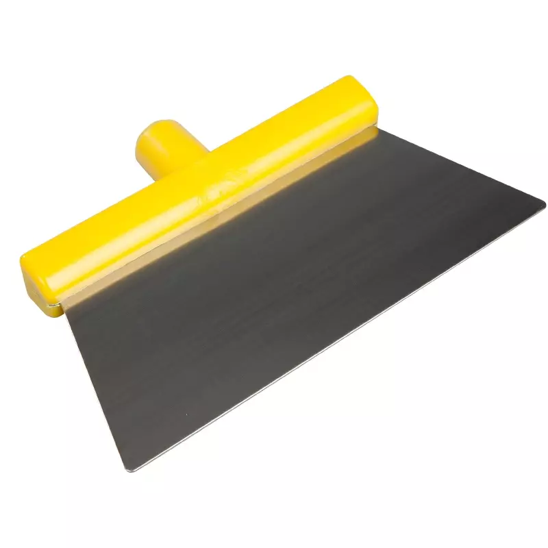 Vloerschraper RVS blad FBK 28281-4 280x110 mm geel