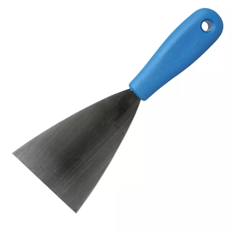 FBK 88082-2 handschraper polypropyleen met RVS blad 80 mm blauw