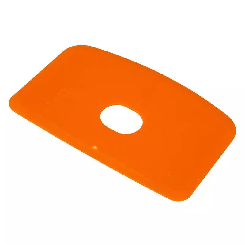 FBK 81910-7 deegschraper met gat polypropyleen 146 mm oranje