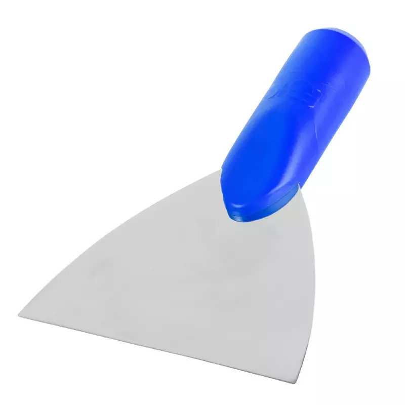 FBK 28122-2 vloerschraper niet buigzaam RVS blad 120 mm blauw