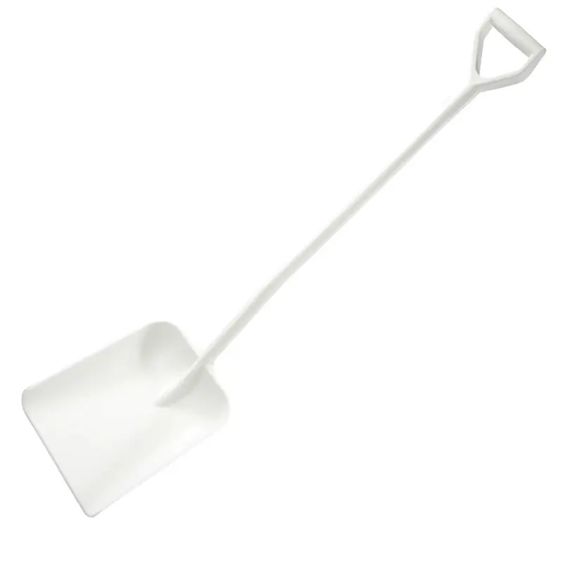 FBK 15104-1 schop D-grip ergonomisch groot blad 1330 mm wit