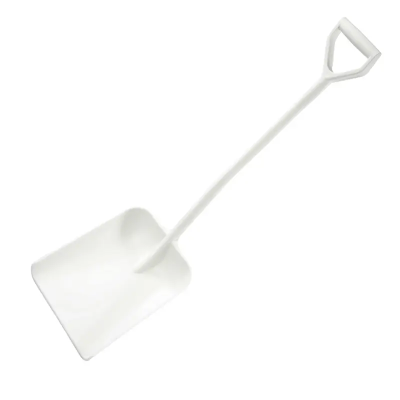 FBK 14104-5 schop D-grip ergonomisch groot blad wit