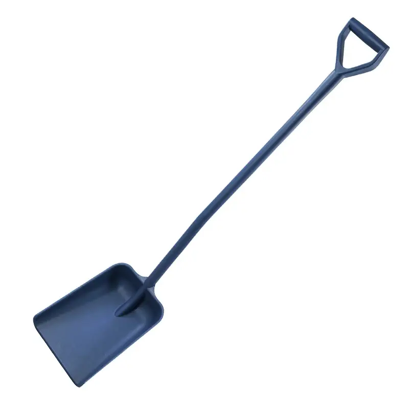 FBK 75103-2 schop detecteerbaar D-grip 1330 mm blauw