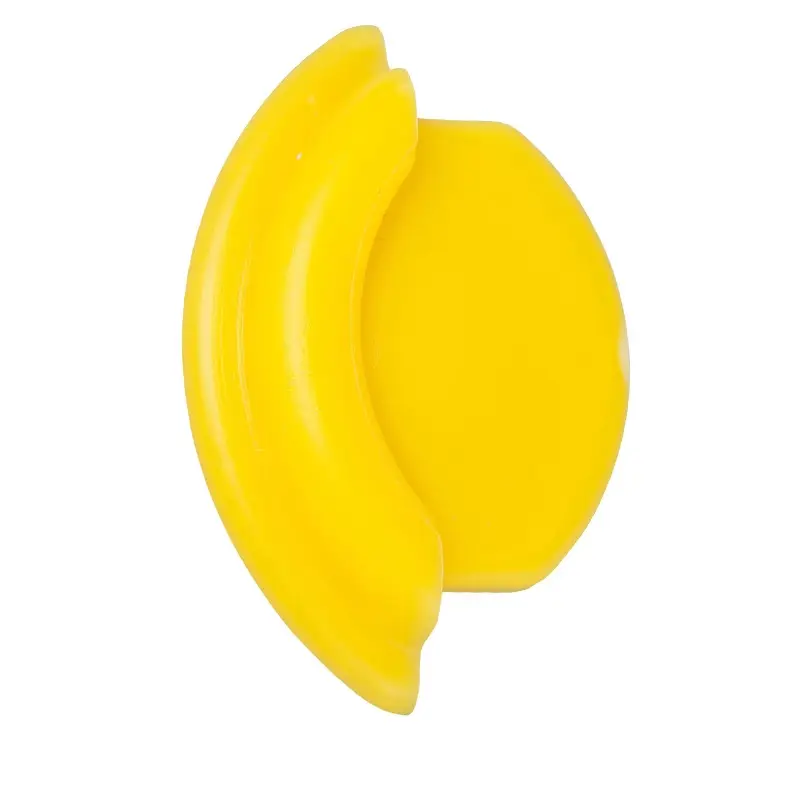 Einddop ophangrail FBK 80005-4 geel