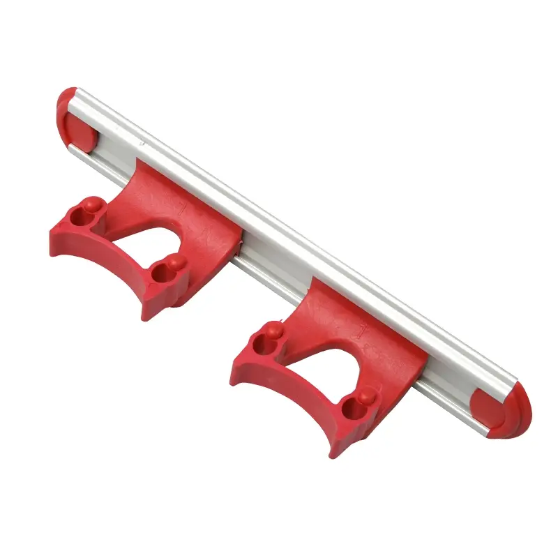 Ophangrail 2x klem FBK 15158-3 300 mm rood