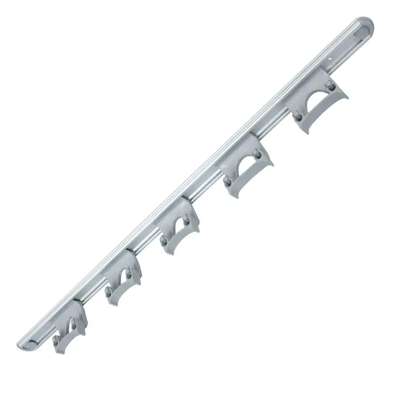 Ophangrail 5x klem FBK 15157-11 900 mm grijs