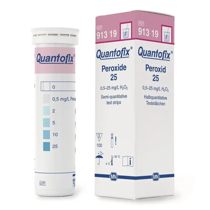 Quantofix Peroxide teststrookjes 0-25 mg/l