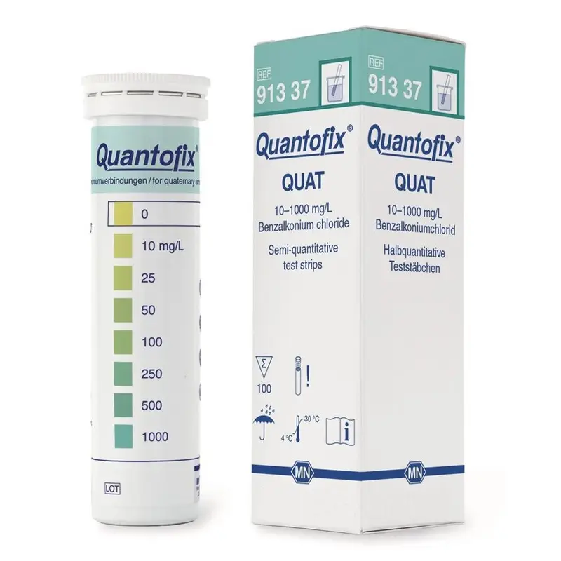 Quantofix Quat teststrookjes 0-1000 mg/l