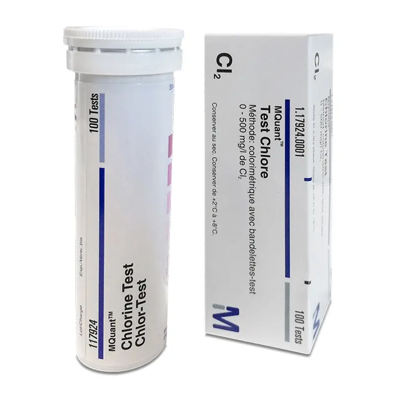 MQuant Chloor teststrookjes 0-500 mg/l