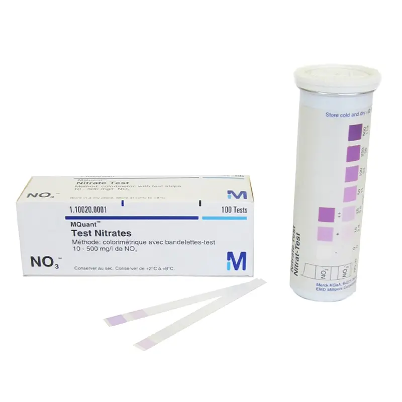 MQuant Nitraat teststrookjes 10-500 mg/l