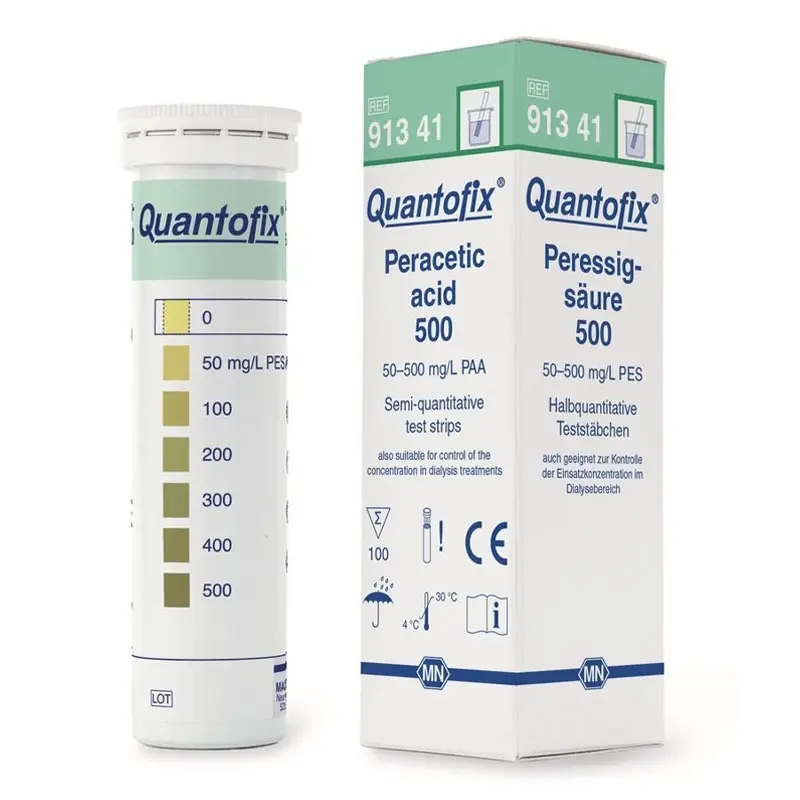 Quantofix Perazijnzuur teststrookjes 0-500 mg/l