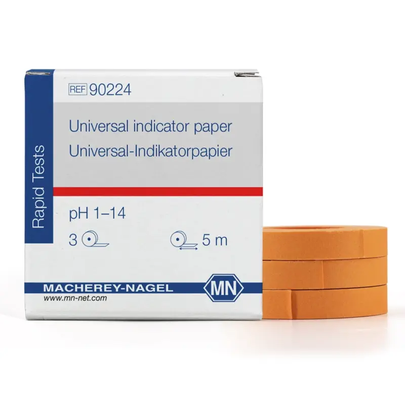 Navulling pH-indicatorpapier op rol 5 meter 1-14 pH