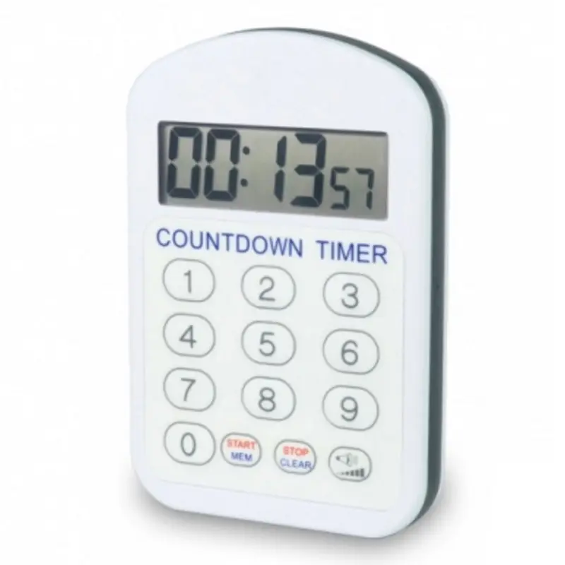 Countdown timer waterbestendig ETI 806-150 wit