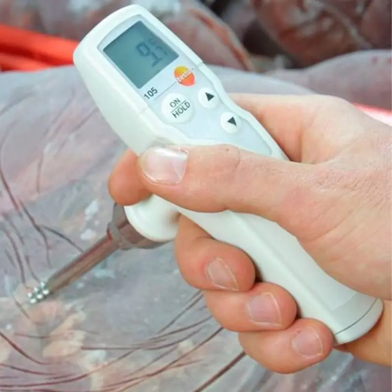 testo 105 voedselthermometer digitaal met diepvriesvoeler
