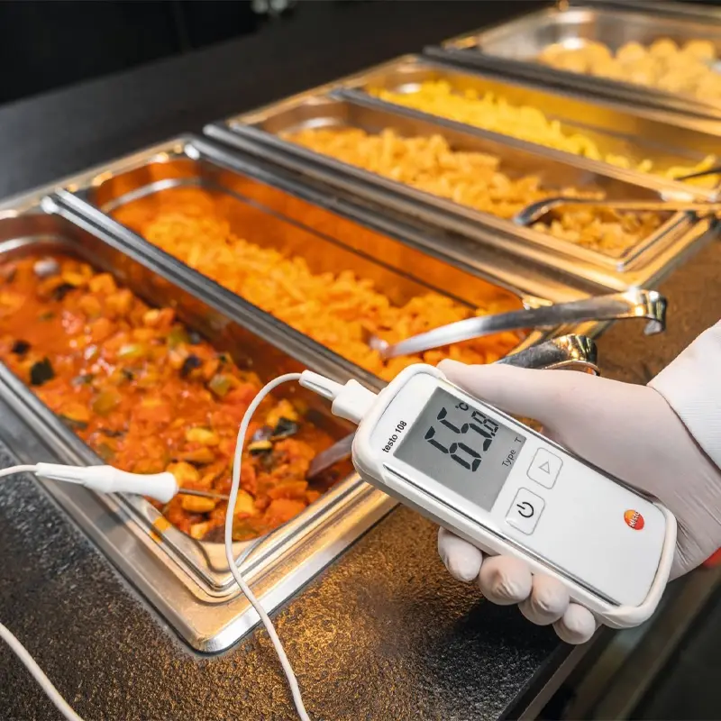 testo 108 voedselthermometer digitaal met insteekvoeler