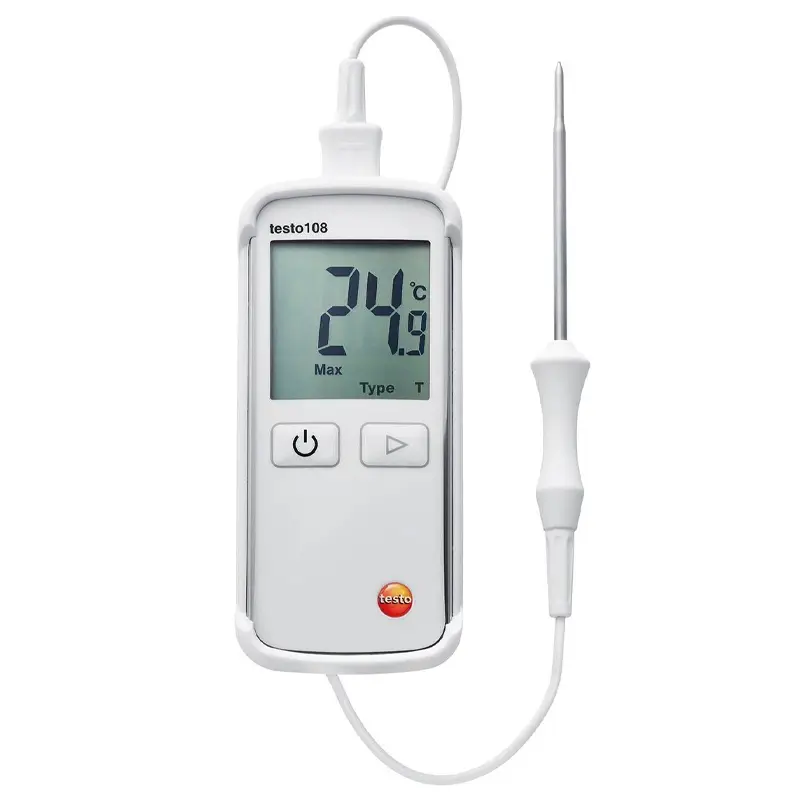 testo 108 voedselthermometer digitaal met insteekvoeler