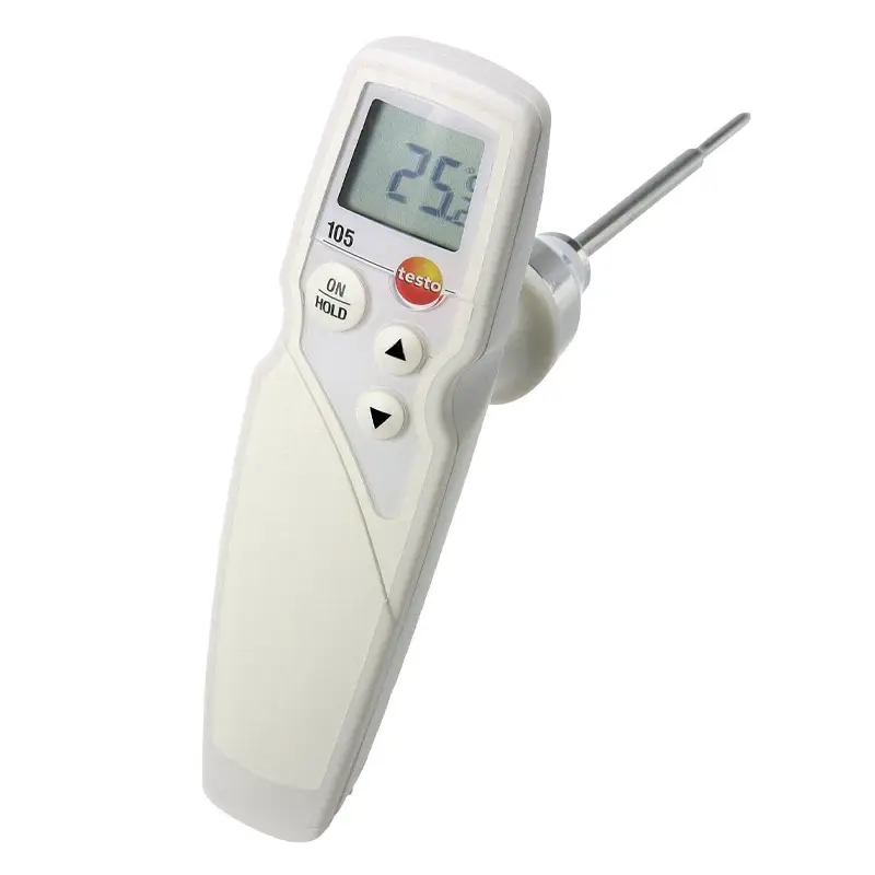testo 105 voedselthermometer digitaal met standaard insteekvoeler