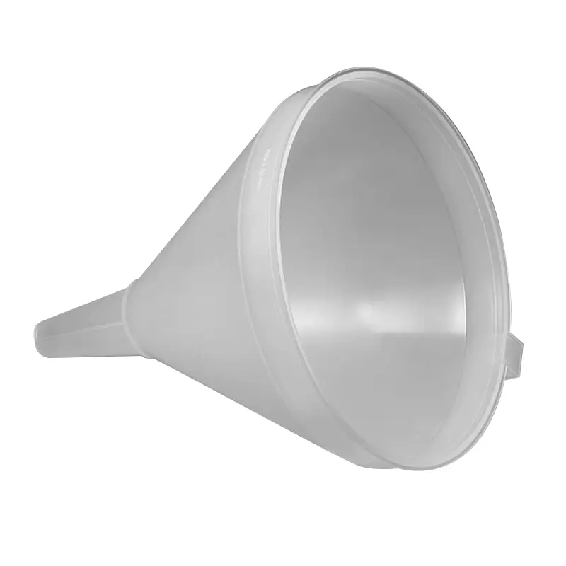 Trechter PP ø203 mm met uitloop ø22 mm transparant