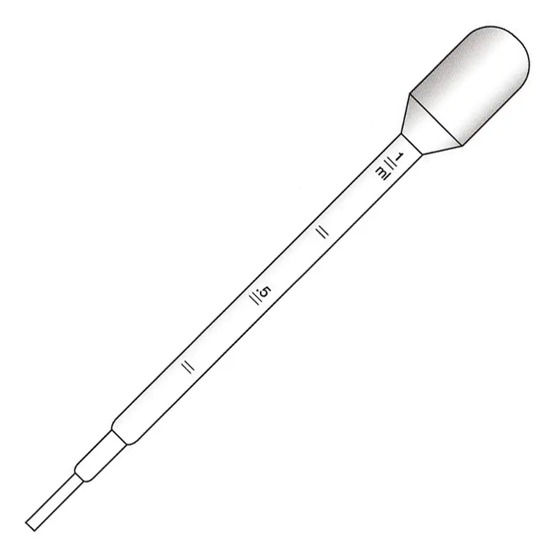 Pasteurpipetten niet steriel 140 mm vulvolume 2.2 ml schaal 0.25 ml