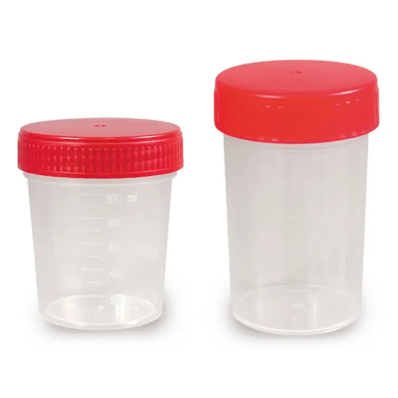 Monsterpot PP steriel met schroefdop 200 ml transparant