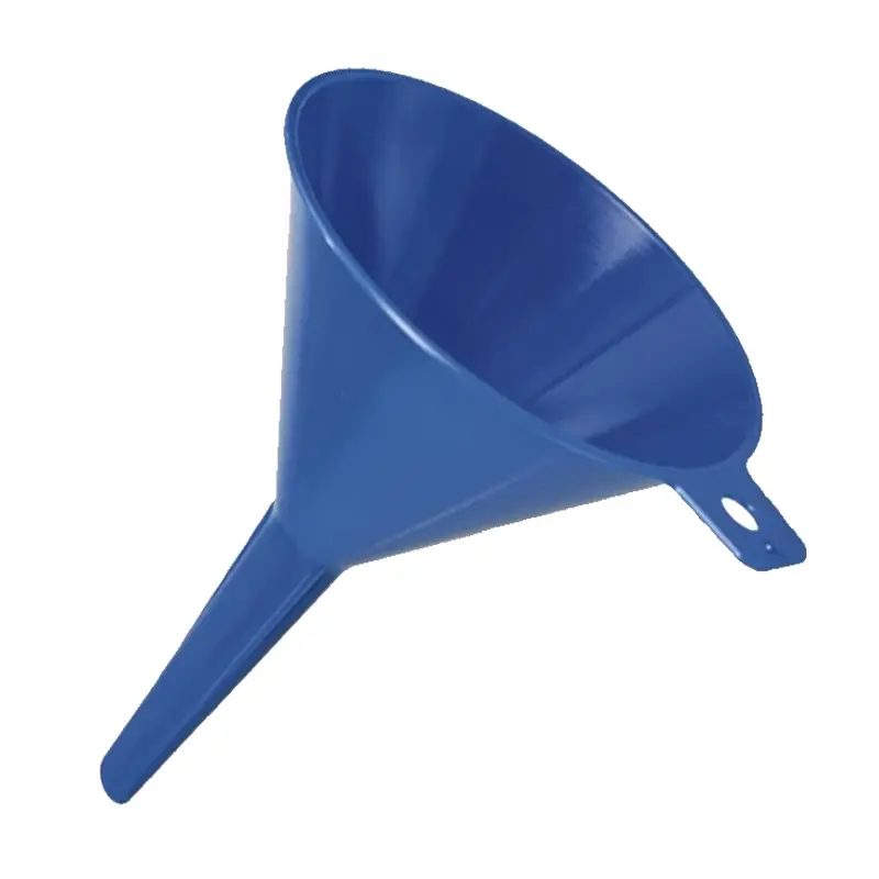 Burkle trechter steriel 100 mm - 10 mm blauw<linebreak>
