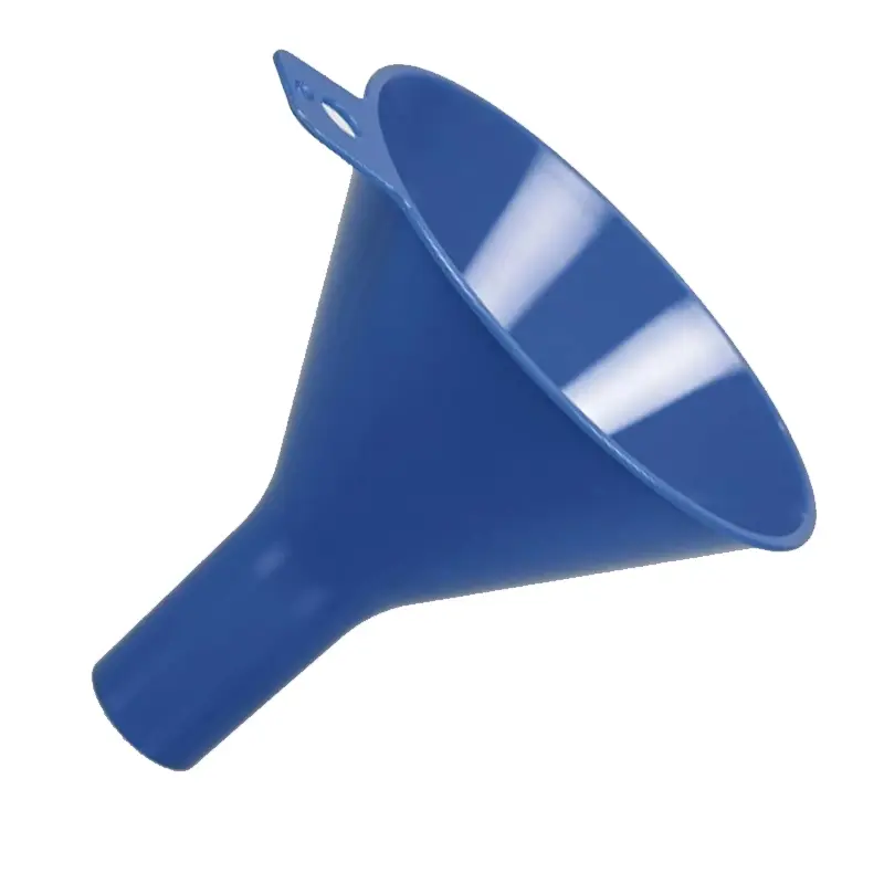 Burkle trechter steriel 100 mm - 25 mm blauw<linebreak>