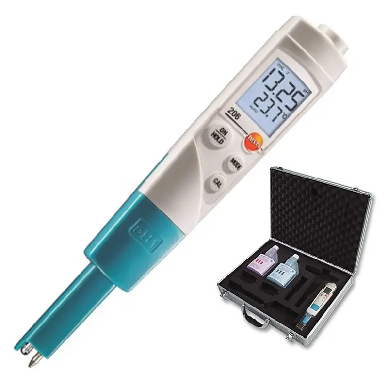 testo 206-pH1 pH-meter voor vloeistoffen startset