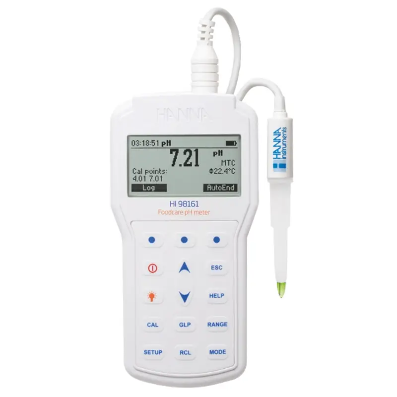 Hanna Instruments HI98161 pH-meter voor voedingsmiddelen