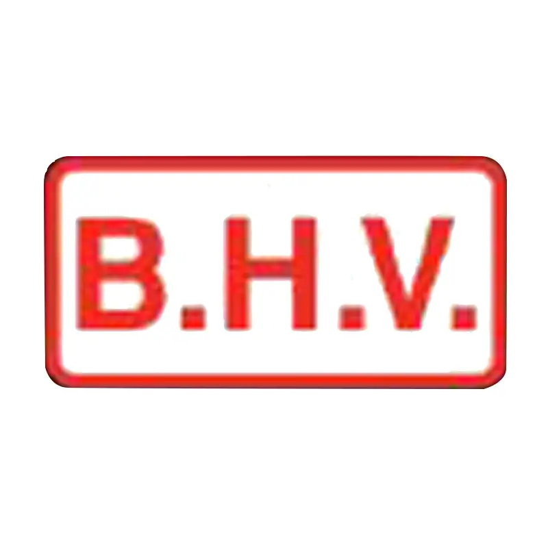 Helmembleem Ready Ply BHV 80x40 mm rood op wit