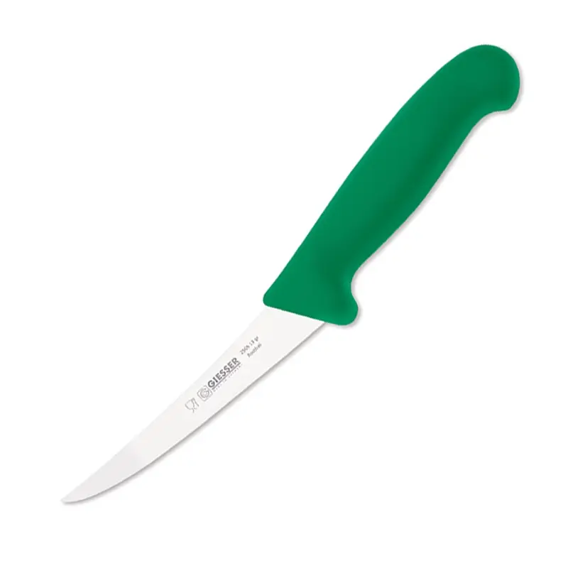 Giesser 2505-13 uitbeenmes semi-flexibel lemmet 13 cm groen