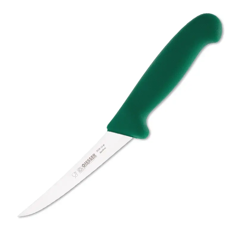 Giesser 2535-13 uitbeenmes zeer flexibel lemmet 13 cm groen