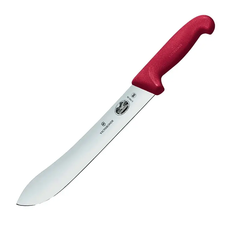 Victorinox Fibrox 5.7401.25 slagersmes lemmet 25 cm rood