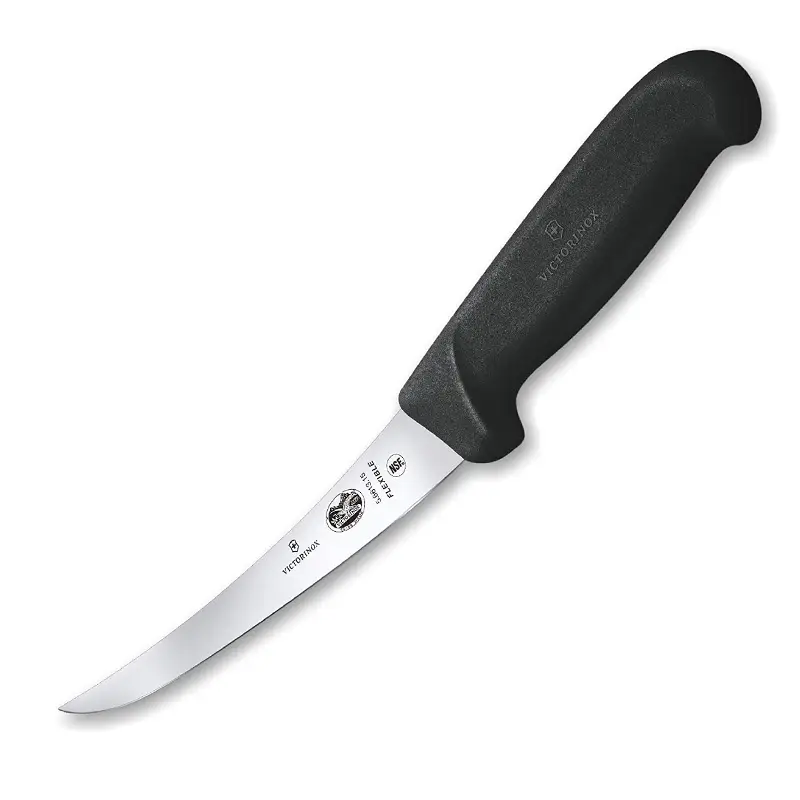Victorinox Fibrox 5.6613.12 uitbeenmes flexibel lemmet 12 cm zwart