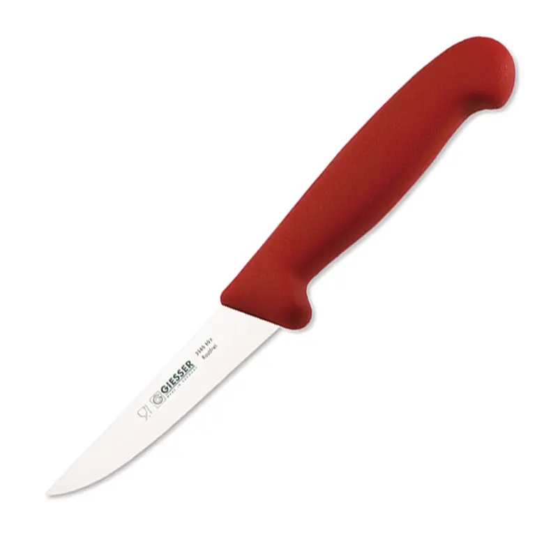 Giesser 3185-10 poeliersmes lemmet 10 cm rood