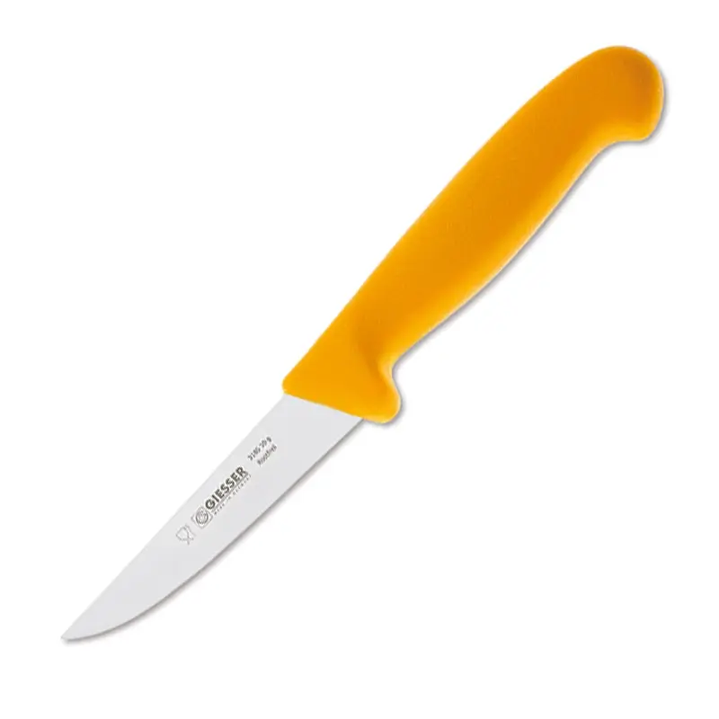 Giesser 3185-10 poeliersmes lemmet 10 cm geel