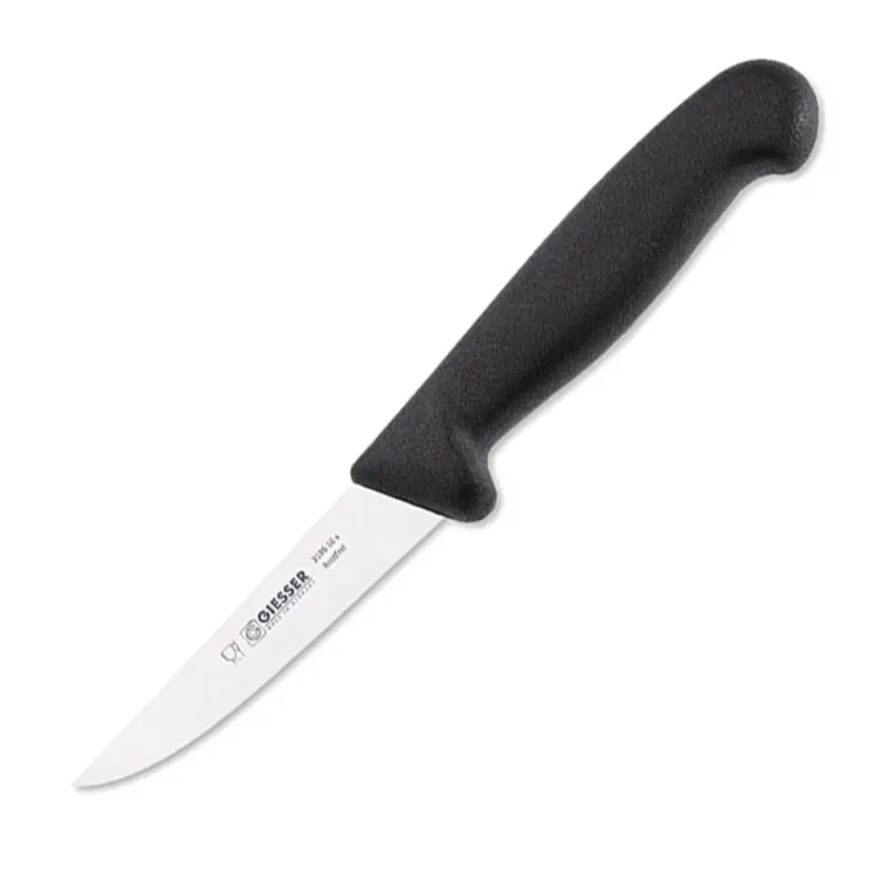 Giesser 3185-10 poeliersmes lemmet 10 cm zwart