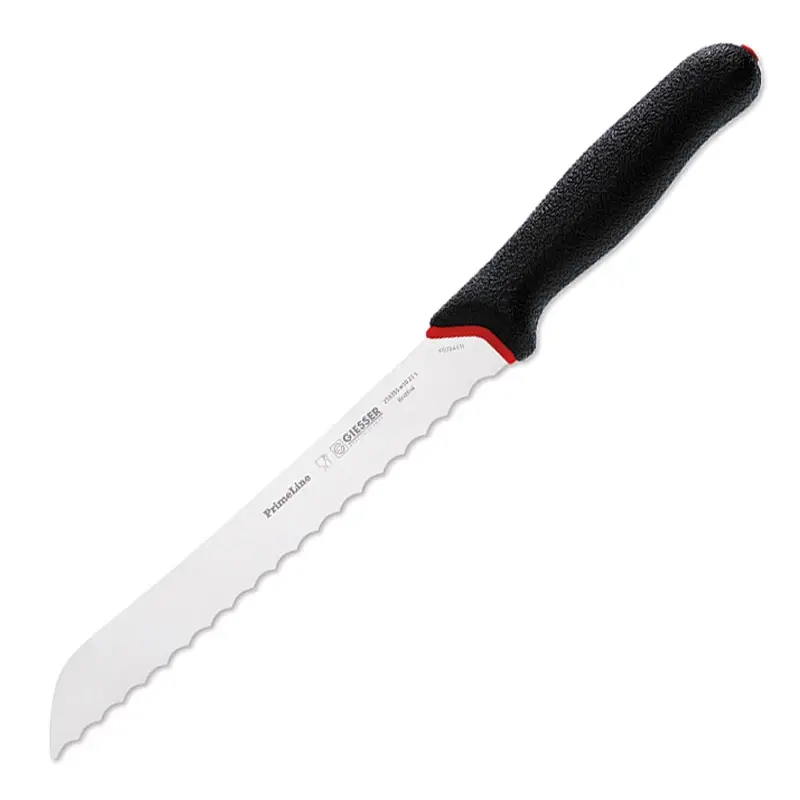Broodmes gekarteld Giesser 218355 w10 21 PrimeLine 21 cm zwart