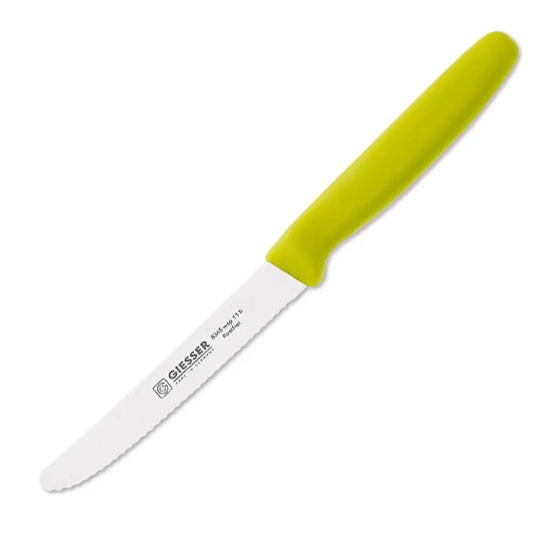 Universeel kartelmes Giesser 8365 wsp lemmet 11 cm limoengroen