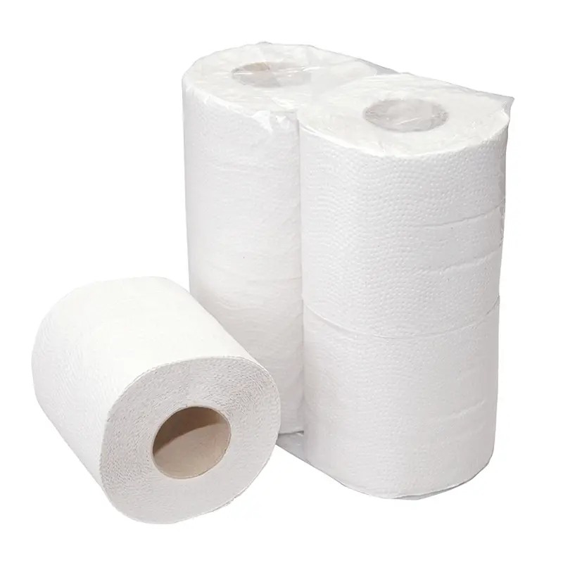 Euro Products toiletpapier cellulose tissue 2-laags 400 vel wit
