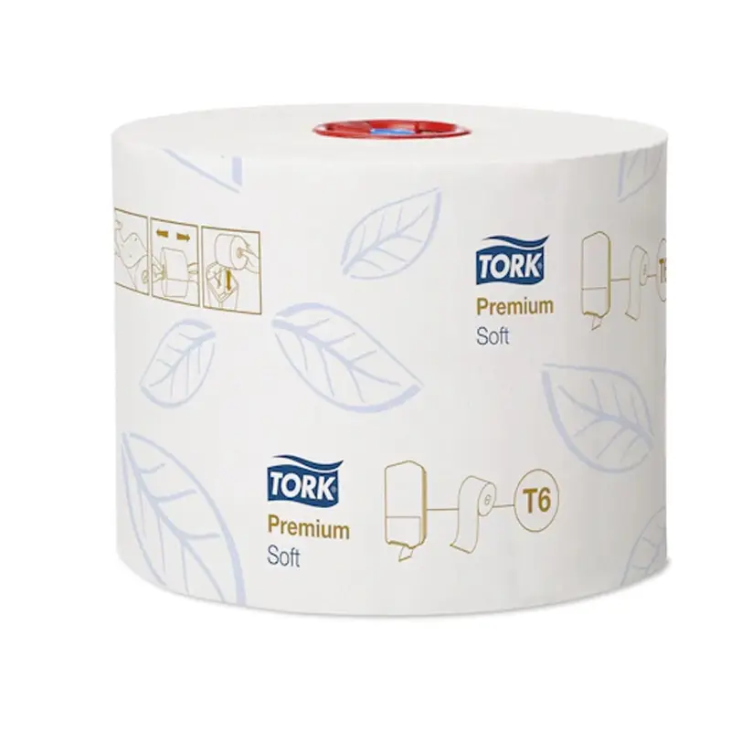 Tork toiletpapier zacht Mid-size 2-laags T6 Premium wit