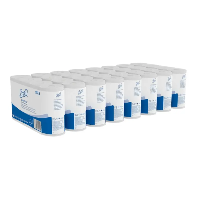 Kimberly-Clark Scott Essential 8519 toiletpapier 2-laags 350 vel wit