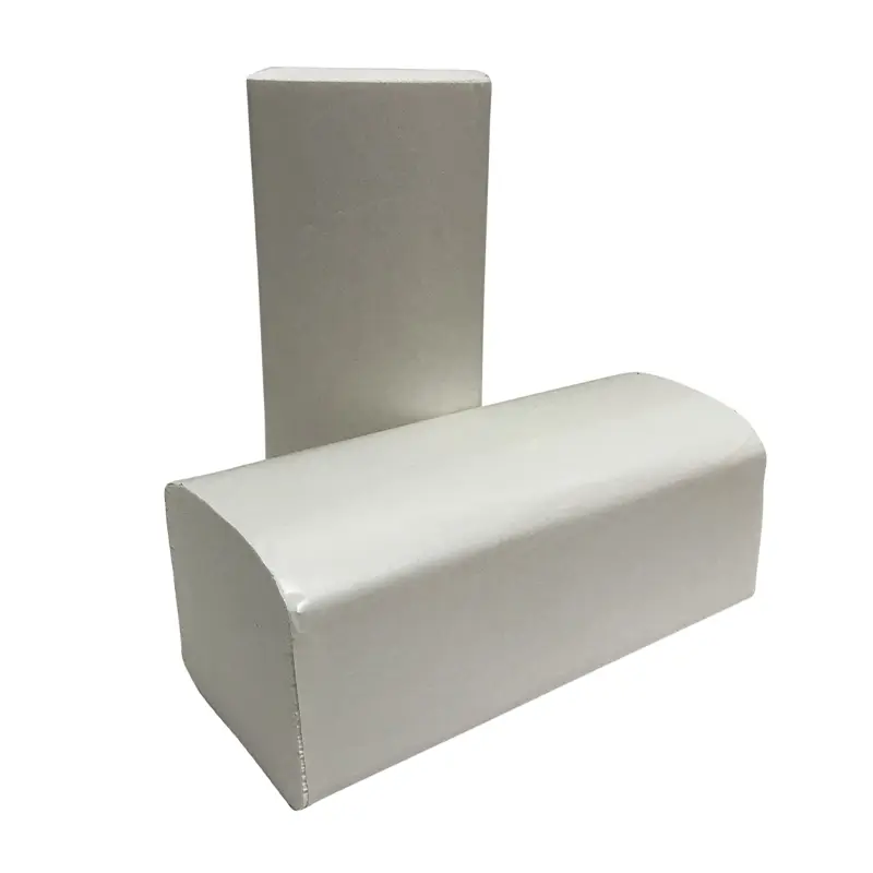 Euro Products handdoekpapier Z-vouw 1-laags recycled 230x250 mm wit