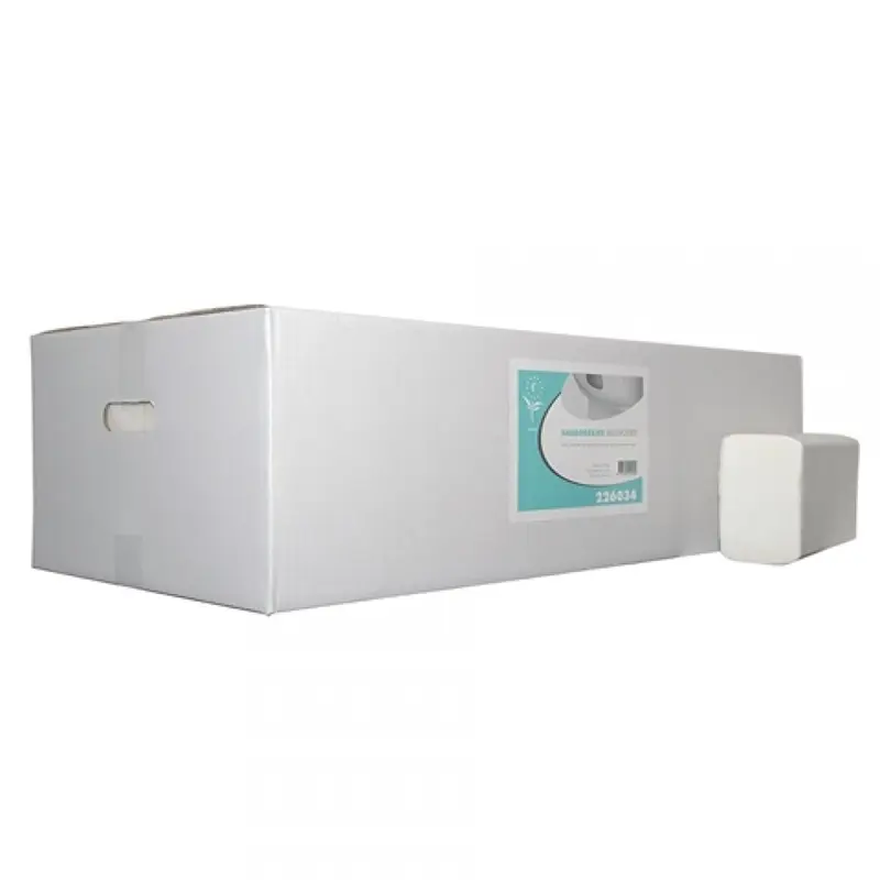 Euro Products handdoekpapier multifold cellulose 2-laags 320x206 mm wit