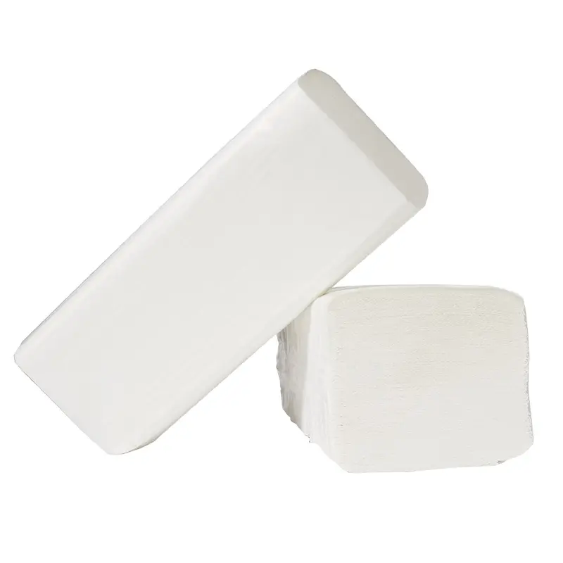 Euro Products handdoekpapier Z-vouw cellulose flushable 2-laags 215x250 mm wit
