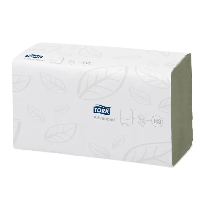 Tork handdoekpapier Z-vouw Advanced H3 2-laags groen
